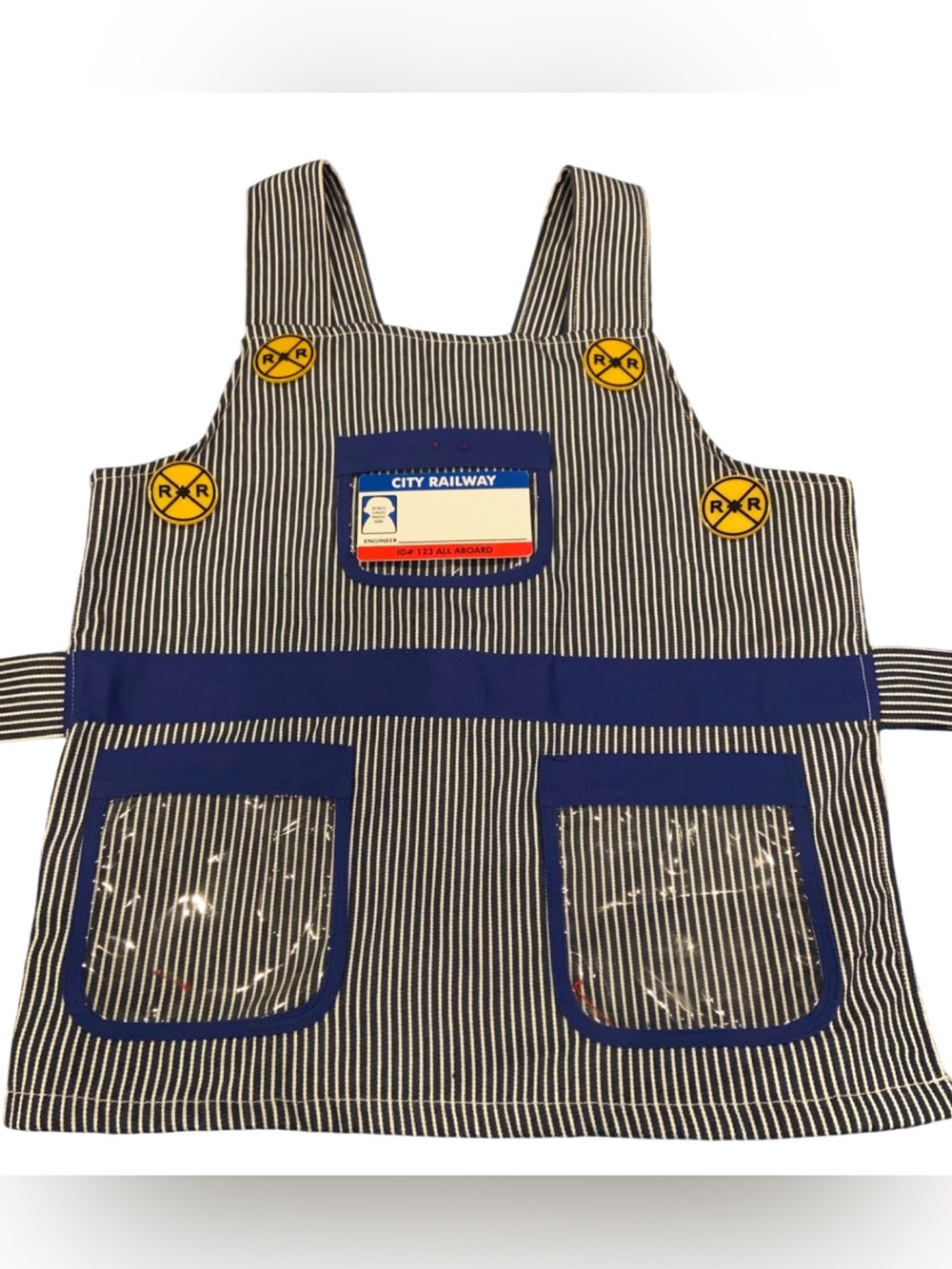 Melissa & Doug - Train Engineer Smock Costume - Kids (Age 3-6)  - Playtime EUC